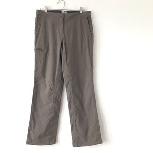 LLBean Nylon lined cargo pants size 10
